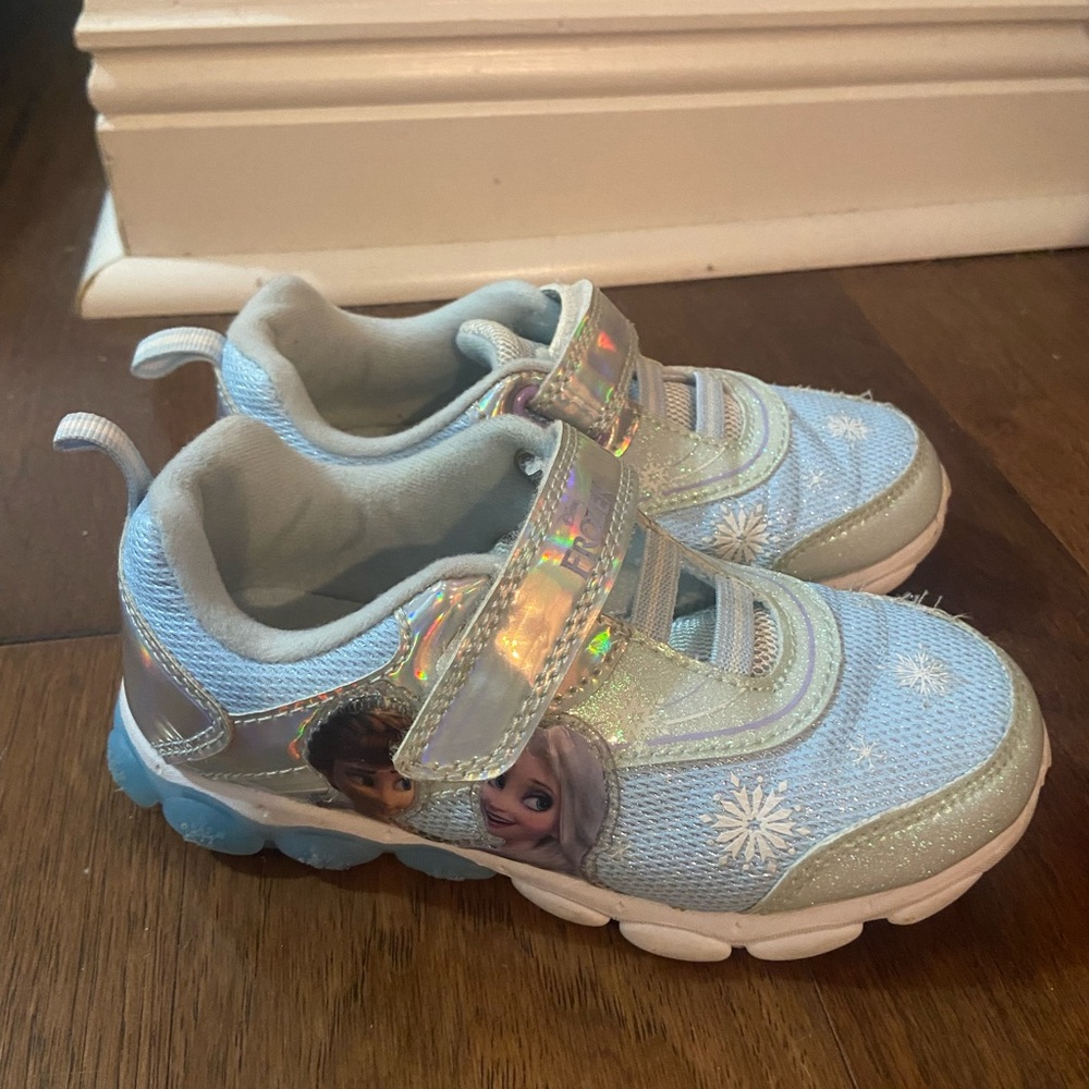 Frozen Kids Light Blue Sneakers